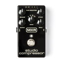 MXR M-76 STUDIO COMP コンプレッサー エフェクタークラシックなスタジオタイプのコンプレッサーをペダルサイズに収納。GHT；Constant Headroom Technologyでコンスタントヘッドルームテクノロジーでクリアーでクリーンなサウンド。LEDゲインリダクション表示。