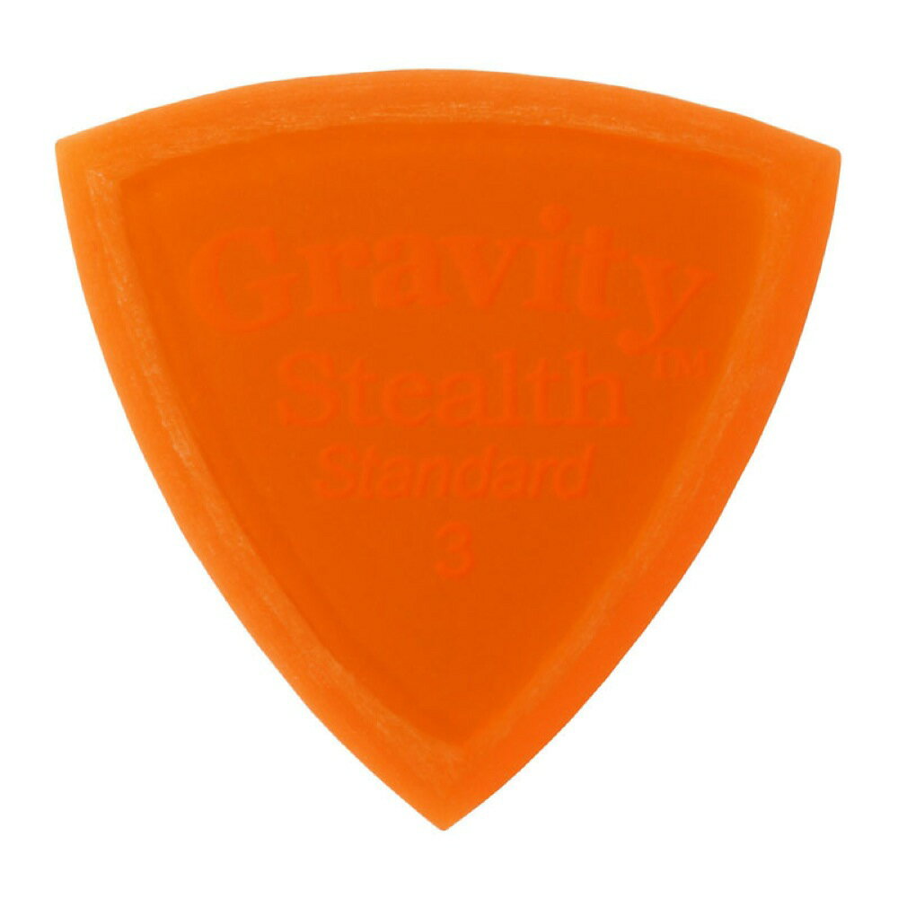 GRAVITY GUITAR PICKS Stealth -Standard Master Finish- GSSS3M 3.0mm Orange ギターピック