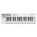 ARTURIA KeyStep MIDIキーボード音楽的演奏が可能な、ポータブル USB MIDI コントローラー。複数の音源をまとめて接続可能で、同時に場所を取らないコンパクト設計。CV/ゲートを使ってモジュラー・アナログ音源をコントロール可能。モダン、ビンテージどちらの音源も同時に同期することができるポリフォニック機能を備えたステップ・シーケンサー。ヴェロシティー、アフタータッチ機能付きスリム・鍵盤アルペジエーター・モード(アルペジエーター・タイプ:Up、down、inclusive、exclusive、random、note order、double up、double down)シーケンサー・モード(8 ポリフォニック・ステップシーケンサー:レスト、タイ、レガート・ノート入力対応)レート・コントロールとタップ・テンポ(シーケンサー、アルペジエイターをコントロールするための REC、PLAY、STOP ボタン、サスティン・ホールド・ボタン搭載)サスティンペダル・ジャックコードプレー・モードSHIFT ボタンでの選択(MIDI チャンネルの選択、GATE タイム、スイング値)スタンドアローン動作時に使用する DC ジャックUSB MIDI 端子は、Arturia の MCC エディターを使用するためにコンピューターとの接続を可能MIDI 入出力ポートシンク入出力ポート(ステップごとに 1 ステップ、2PPQ(Korg Volca)、24PPQ DIN シンク、48PPQ DIN シンクをサポート)シンクセレクト・スイッチ(インターナル、USB、MIDI、クロック)CV/GATE 出力(CV はオクターブごとに 1 ボルトをサポート、 Volt＞Hz モード、 モダン&ビンテージ機材に対応するために、ゲート出力 5V、または 12V に対応 / CV ベロシティ:アフタータッチ、モジュレーション・ホィール出力)キャパシティブタッチ(ピッチベンド&モジュレーション・ホイール)各シーケンスは、64 ステップ、各ステップは最大 8 ノート低電力： Apple iPadから電力を供給可能(カメラコネクション・キットが必要です)