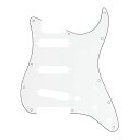 フェンダー Fender 11-Hole Modern-Style Stratocaster S/S/S Pickguards WHITE ピックガード