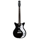 Danelectro 59 ”M” N.O.S + BLACK エレキギター大好評の59”M” N.O.S（New Old Stock)がリニューアルして「59”M” N.O.S+(プラス) 」になって登場!ポップなカラーや独特のボディシェイプはそのままに、倉庫の奥から発見されたビンテージサウンドのN.O.Sピックアップの特徴を引き継ぎつつ、抜けの良いハイと、パンチの有るミドル、硬いローを備えた新設計のピックアップ「N.O.S+pickup」を搭載し、より現代向けのサウンドを目指したモデルです。■サイドのテクスチャ。ダンエレクトロギターの特徴である、サイドのテクスチャ。通称壁紙とよばれるこのテクスチャがレトロな印象を与えています。■メタルナット。開放弦と押弦時のサウンドの均一性を実現するメタルナットを採用。■バダスタイプのブリッジ。バダスタイプのブリッジを採用し、レトロなルックスを保ちながらもサウンドと利便性を向上させました。■「N.O.S+pickup」を搭載。倉庫の奥から発見されたビンテージサウンドのN.O.Sピックアップの特徴を引き継ぎつつ、抜けの良いハイと、パンチの有るミドル、ソリッドなローを備えた新設計のピックアップ「N.O.S+pickup」を搭載。【Spec】ボディ：メゾナイト（セミ-ホロウ）ネック：メイプルフィンガーボード：ローズウッドマシンヘッド：ダンエレクトロオリジナルチューナーハードウエア：クロームスケール：636mmピックアップ：2-NOS+ リップスティックコントロール：2-ボリューム/2-トーン/トグルスイッチブリッジ：バダスタイプカラー：BLACK（ブラック）