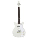 Danelectro 59 ”M” N.O.S + OUTA-SAIGHT WHITE エレキギター大好評の59”M” N.O.S（New Old Stock)がリニューアルして「59”M” N.O.S+(プラス) 」になって登場!ポップなカラーや独特のボディシェイプはそのままに、倉庫の奥から発見されたビンテージサウンドのN.O.Sピックアップの特徴を引き継ぎつつ、抜けの良いハイと、パンチの有るミドル、硬いローを備えた新設計のピックアップ「N.O.S+pickup」を搭載し、より現代向けのサウンドを目指したモデルです。■サイドのテクスチャ。ダンエレクトロギターの特徴である、サイドのテクスチャ。通称壁紙とよばれるこのテクスチャがレトロな印象を与えています。■メタルナット。開放弦と押弦時のサウンドの均一性を実現するメタルナットを採用。■バダスタイプのブリッジ。バダスタイプのブリッジを採用し、レトロなルックスを保ちながらもサウンドと利便性を向上させました。■「N.O.S+pickup」を搭載。倉庫の奥から発見されたビンテージサウンドのN.O.Sピックアップの特徴を引き継ぎつつ、抜けの良いハイと、パンチの有るミドル、ソリッドなローを備えた新設計のピックアップ「N.O.S+pickup」を搭載。【Spec】ボディ：メゾナイト（セミ-ホロウ）ネック：メイプルフィンガーボード：ローズウッドマシンヘッド：ダンエレクトロオリジナルチューナーハードウエア：クロームスケール：636mmピックアップ：2-NOS+ リップスティックコントロール：2-ボリューム/2-トーン/トグルスイッチブリッジ：バダスタイプカラー：OUTA-SAIGHT WHITE（アウタサイトホワイト）