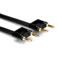 Hosa SKJ-615BB 4.5m デュアルバナナプラグ-デュアルバナナプラグ スピーカーケーブル