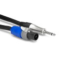 Hosa SKT-220Q 6m スピコン-モノラルフォンオス スピーカーケーブルワールドクラスの製造技術で高品質な製品を作り続けるケーブルメーカー「Hosa(ホサ)」のエッジシリーズスピーカーケーブルです。Hosa Edge Speaker Cable（エッジシリーズ）は、世界中で高い評価を得ているノイトリック社のコネクタを採用。ホサの高い製造技術と組み合わせることでより優れた品質・長寿命を提供いたします。・優れた耐久性と世界的な信頼性を持つNeutrikコネクタを採用。・12AWG無酸素銅（OFC）導体による優れた信号伝達・優れた耐久性と柔軟性、ステージでも目立たないブラックPVCジャケット。長さ：20ft（約6m）プラグ：Neutrik スピコン - モノラルフォンオス導体：12 AWG x 2 OFC（2芯）　