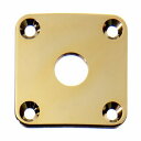 オールパーツ ALLPARTS HARDWARE 6527 Gold Metal Jackplate レスポール用ジャックプレート