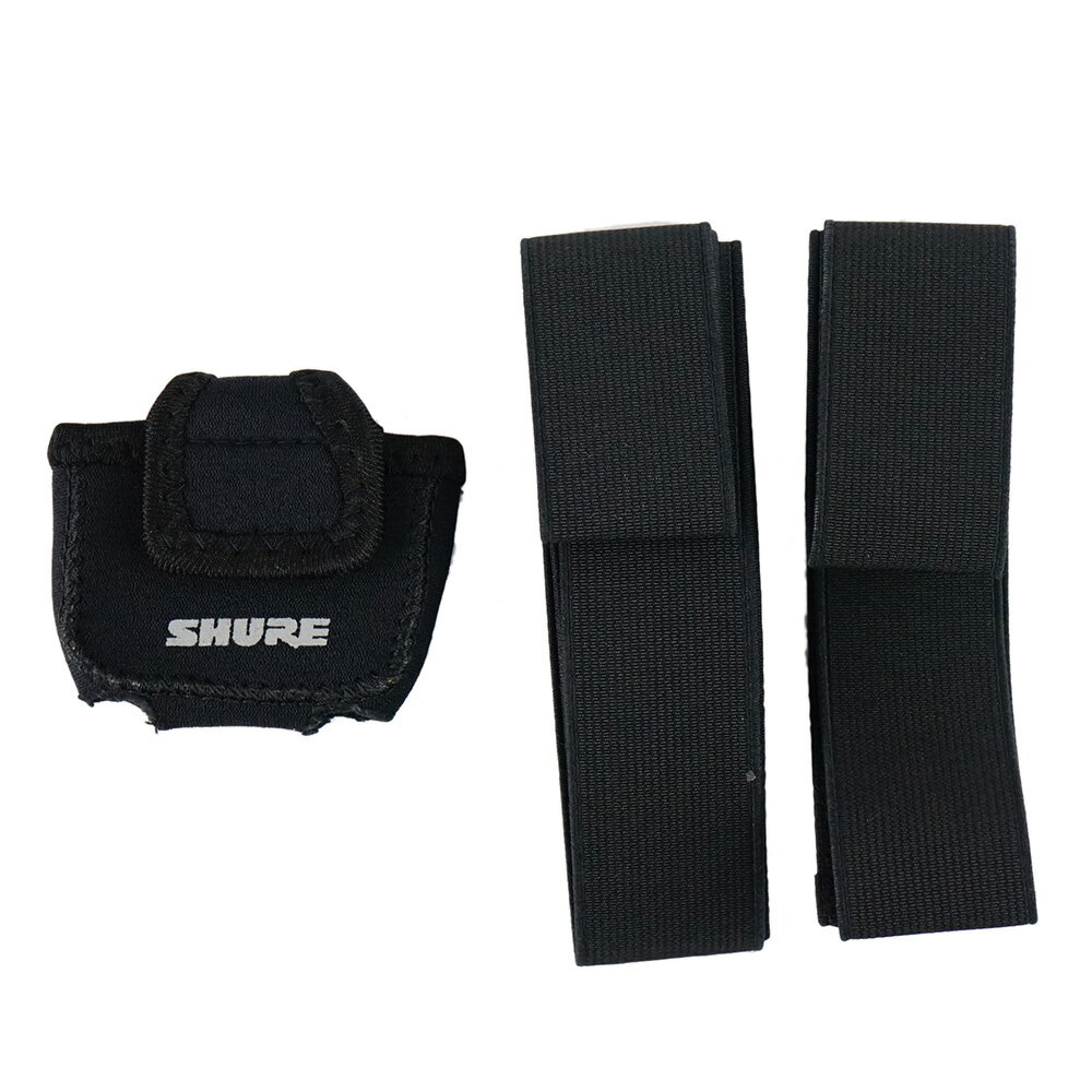 SHURE WA581B UHF-R Wireless用布製ポーチUR1Mボディーパック型送信機用布製ポーチカラー：黒