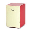 Pearl PCJ-CVC/SC R COLOR BOX CAJON カホン ソフトケース付きパール ポップなカラーのカラーボックスカホンです。打面はメイプルプライ、まわりの面はソリッドなMDF（ファイバーボードの一種）材を採用。低音が出しやすく、堅すぎない素材を打面に採用することで、ビギナーの方でも非常に鳴らしやすい構造となっております。スタンダードサイズ：455（H）×300（W）×300（D）mmカラー：R（RED）ソフトケース付き