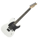 Fender Jim Root Telecaster WHT エレキギターTHE ROOT OF CRUSHING TELE TONESlipknot, Stone SourのギタリストJim Rootのシグネーチャー・テレキャスター。マホガニーボディにEMGピックアップが2基搭載され、ブラック・ハードウェアーにサテン・フィニッシュ等、ハードなサウンドとクールなルックスはファン待望のスペックとなっています。特長マホガニー・ボディFlat BlackとFlat Whiteのサテン・ニトロラッカー仕上げ22ミディアム・ジャンボ・フレット採用のエボニー製の12インチラジアス指板EMG 60 （ネック）と81 （ブリッジ）の アクティブハムバッキング・ピックアップシングルコントロールノブ（ボリューム）と3WAYピックアップ・スイッチハードテイル・ストリング・スルー・ボディ・ブリッジスペック：モデル：Jim Root Telecaster, Ebony Fingerboard, Flat Whiteモデル番号：134444780カラー：Flat Whiteボディ：Mahoganyボディフィニッシュ：Satin Nitrocellulose Lacquerボディシェイプ：Telecasterネック：Mapleネックフィニッシュ：Satin Urethaneネックシェイプ：Modern "C"スケール：25.5" (648 mm)フィンガーボード：Ebonyフィンガーボードラジアス：12" (305 mm)フレットナンバー：22フレットサイズ：Medium Jumboナット：Synthetic Boneナット幅：1.650" (42 mm)ポジションインレイ：Pearloid Dotsトラスロッド：Bi-Flexブリッジピックアップ：EMG 81 Humbuckingネックピックアップ：EMG 60コントロール：Master Volumeピックアップスイッチ：3-Position Blade: Position 1. Bridge Pickup, Position 2. Bridge and Neck Pickups, Position 3. Neck Pickupピックアップコンフィギュレーション：HHブリッジ：6-Saddle String-Through-Body Hardtail With Block Saddlesハードウェアフィニッシュ：Blackチューニングマシーン：Deluxe Staggered Cast/Sealed Lockingピックガード：1-Ply Blackコントロールノブ：Black Plastic弦：Fender USA 250L, NPS, (.009-.042 Gauges)フューチャー：Mahogany Body, Active EMG; Pickups, Ebony or Maple Fingerboard with 12" Radius (305mm), White Pearloid Dot Position Inlays on Ebony Fingerboard, Black Dot Position Inlays on Maple Fingerboard, Black Hardware, Black Pickguard Screws, Flat Finshes