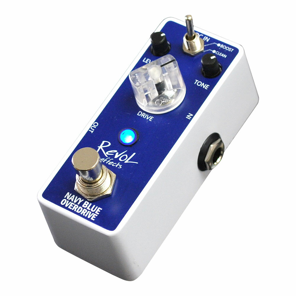 RevoL effects EOD-01 NAVY BLUE OVERDRIVE オーバードライブ ギターエフェクター