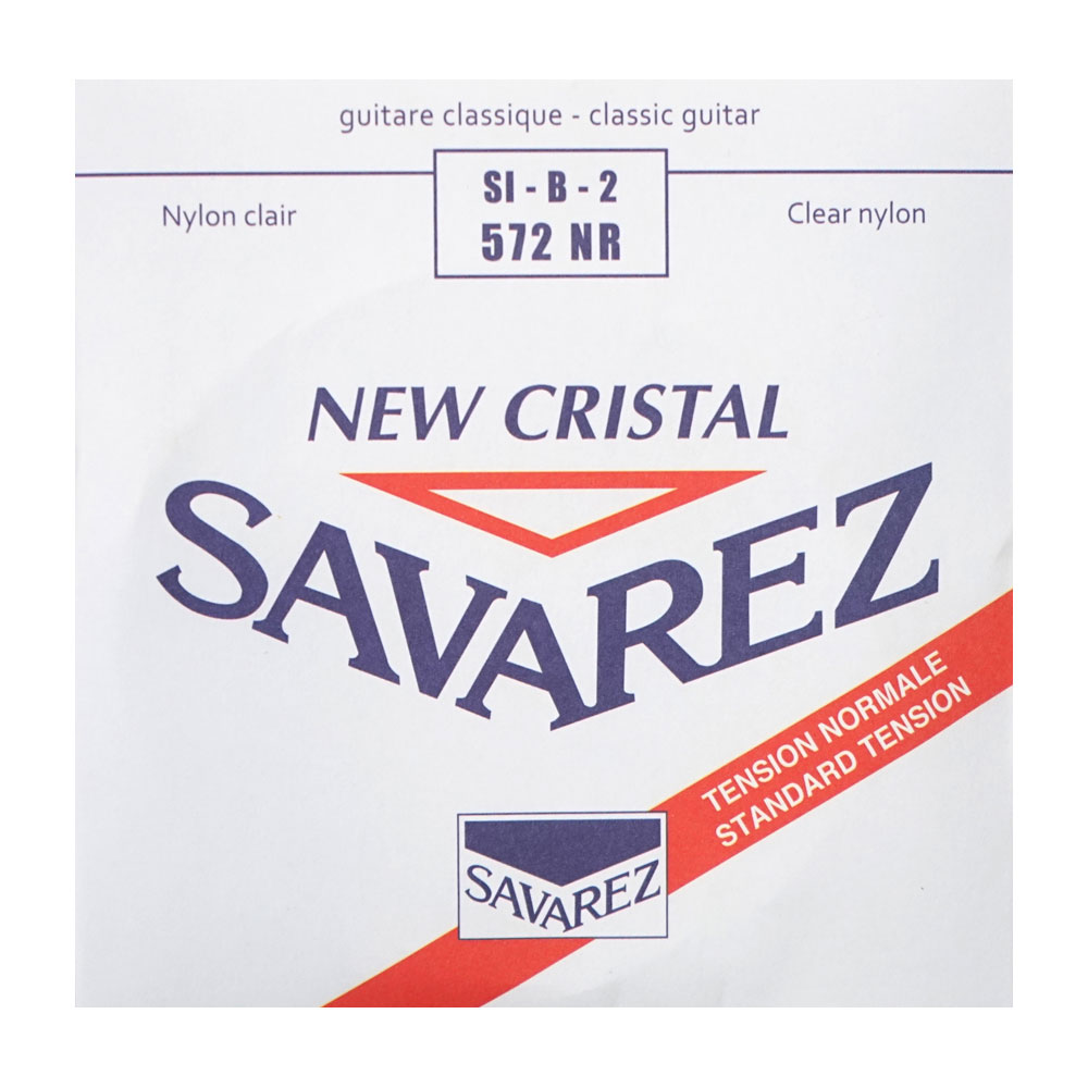 サバレス 弦 バラ弦 2弦 SAVAREZ 572NR NEW CRISTAL Normal tension クラシックギター弦 ニュークリスタル ノーマルテンション