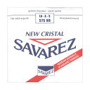 SAVAREZ 575NR NEW CRISTAL Normal tension クラシックギター弦 5弦 バラ弦フランスの「サバレス」は正確なピッチを誇る高音弦と、音量豊かでレスポンスの速い低音弦の組み合わせが、高い人気を受け続けているクラシック用ナイロン弦のブランドです。緻密な設計、そして高度な加工技術がサバレスの品質のバックボーンとなっています。「ニュー・クリスタル」はリッチでブライトなサウンド。低音弦は巻き線がやや細めになっているため、タッチが軽く、速いレスポンスが特徴です。ノーマルテンション5弦のみ1本での販売です。