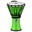 TOCA TFCDJ-7PG Pastel Green ジャンベFreestyle II Djembe 7"-Pastel GreenCOLORSOUND DJEMBE PASTEL FINISHESフリースタイル・シリーズのラインナップに、パステル・カラーの「カラーサウンド・ジャンベ」が加わりました。ジャンベらしいロープ・チューンを採用し、ビギナーやキッズにも鳴らしやすいコンパクト・サイズです。■パステル・カラーの5カラーをラインナップ。■湿度変化に強い合成樹脂製ヘッドとシェル。■ロープチューンを採用。■軽量でありながら、高い耐久性を実現。SIZE HEAD:7" TALL:12 1/2"