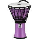 TOCA TFCDJ-7PR Pastel Purple ジャンベFreestyle II Djembe 7"-Pastel PurpleCOLORSOUND DJEMBE PASTEL FINISHESフリースタイル・シリーズのラインナップに、パステル・カラーの「カラーサウンド・ジャンベ」が加わりました。ジャンベらしいロープ・チューンを採用し、ビギナーやキッズにも鳴らしやすいコンパクト・サイズです。■パステル・カラーの5カラーをラインナップ。■湿度変化に強い合成樹脂製ヘッドとシェル。■ロープチューンを採用。■軽量でありながら、高い耐久性を実現。SIZE HEAD:7" TALL:12 1/2"