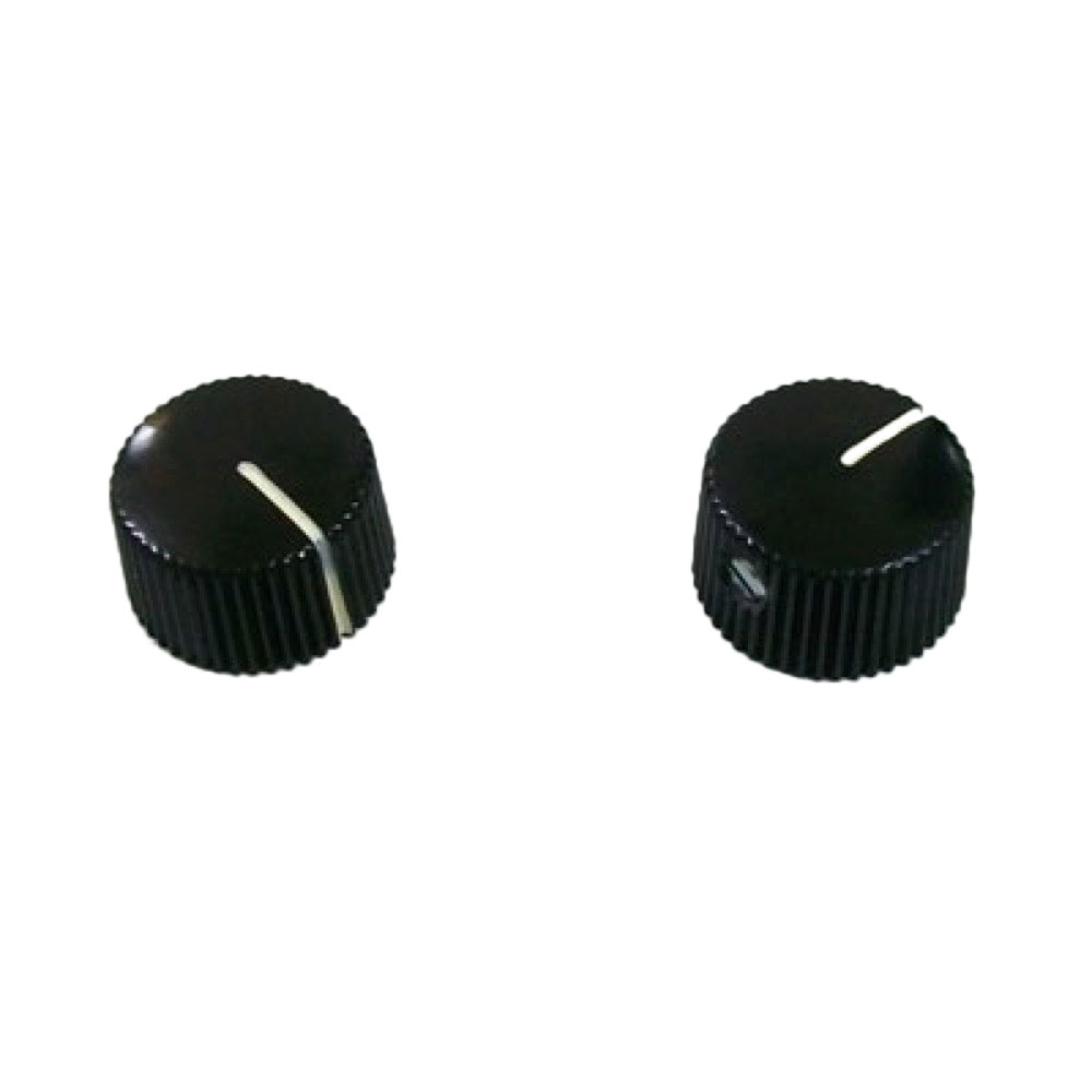 Montreux Fender Amp style knob black (2) No.8281 ギターパーツ