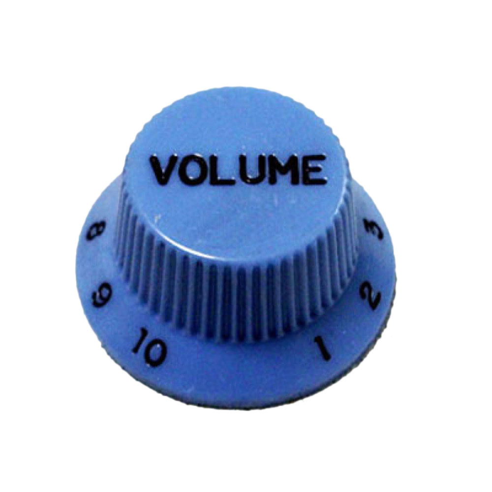 Montreux Strat Volume Knob Metric Blue No.8788 ギターパーツ