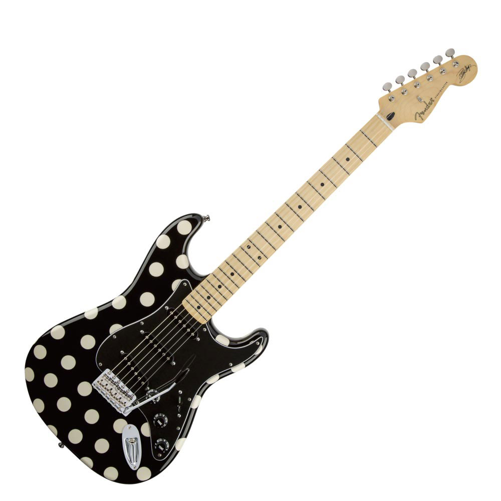 tF_[ Fender Buddy Guy Standard Stratocaster Maple Polka Dot Finish GLM^[