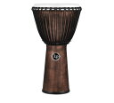 LP LP725C World Beat FX Rope Djembe 12.5” Copper ジャンベ合成樹脂を使用したジャンベで、軽量で丈夫です。合成樹脂のヘッドはピッチが狂わず、サウンドは抜けの良いスラップ音に太いベース音が得られます。3色のボディーと2種のヘッドサイズがあり、それぞれロープチューニングとメカニカル・リムチューニングが用意されています。サイズ：HEAD 12.5インチカラー：カッパー