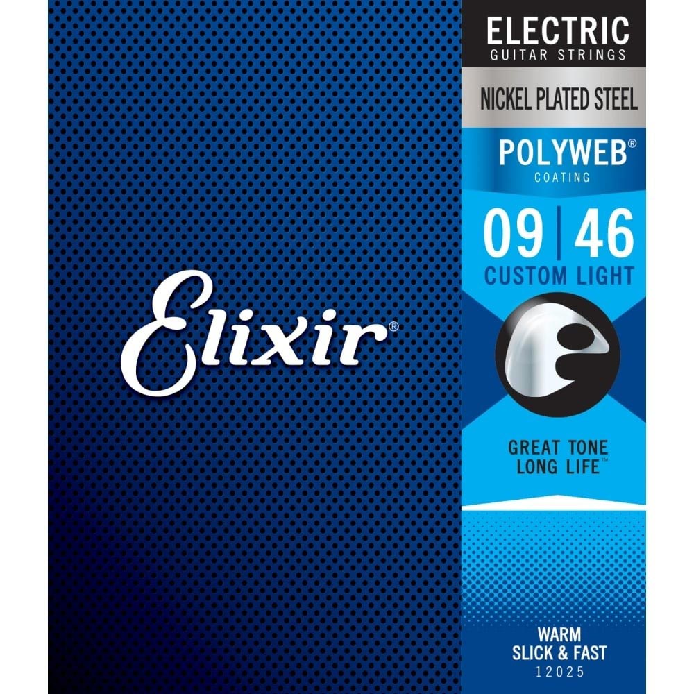 エリクサー ELIXIR 12025 POLYWEB Custom Light 09-46 エレキギター弦