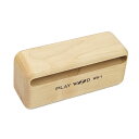 PLAY WOOD プレイウッド WB-1 Wood Block ウッドブロック音抜けの良い、明るい音色を得るため打面にスリットを設けたウッド・ブロックです。材質には明るく柔らかい響きのメイプル材を使用、PLAY WOOD WBシリーズは高さを7cmに統一していますので、安定して演奏出来ます。サイズ：55W×70H×160D（mm）