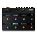 LINE6 HX Effects マルチエフェクターHelixのエフェクトをペダルボードにHX Effectsは、Line 6のフラッグシップ Helix搭載のエフェクトをアンプやペダルボードと組み合わせて使いたいと考えるギタリスト/ベーシストのために開発されました。Helixプロセッサーと同じオーディオ・エンジンを採用したHX Effectsには、Helixに搭載されている全てのエフェクトに加え、Mシリーズ及びストンプボックス・モデラーに含まれる人気の高いエフェクトも追加されています。膨大なエフェクトが詰まったコンパクトなペダルを、お手持ちのペダルボードに簡単に追加することができます。 【HX オーディオ・エンジン】最大9種類のHXエフェクトを同時使用可能Helixと同じオーディオ・エンジンが搭載されたHX Effectsは、そのパワフルなDSPによって最大9種類のエフェクトが同時使用可能。HXモデリングの技術により、サウンドが非常にリアルなだけでなく、ヴィンテージ・エフェクト固有の回路やコンポーネントの特性をエミュレートすることで、まるで本物と同じような挙動をも忠実に再現しています。 【HX エフェクト】100種類以上のHXエフェクト ＋ IRにも対応HX Effectsには、ディストーション、ディレイ、リバーブ、モジュレーション、ピッチ/シンセ/フィルター、コンプレッサー/リミッター、EQ、ワウ、ルーパーを含む、Helixギター・プロセッサーと同じエフェクトが100種類以上搭載されています。またHX Effectsはカスタムのインパルス・レスポンス（IR）をロードできるため、サウンドをさらにカスタマイズすることも可能です。【業界トップクラスのダイナミック・レンジ】リアルなサウンドとレスポンスHX Effectsは業界でもトップクラスを誇る123dBのダイナミック・レンジにより、驚異的な音の深みと低ノイズを実現。各エフェクトのピュアでクオリティの高いサウンドは、リアルで追従性の高いプレイを約束します。【トゥルー・バイパス切り替え】プレーヤーとトーンを直結HX Effectsでは、バイパス時にもトーンが損なわれることのないようアナログ・バイパスを選択することが可能です。【キャパシティブタッチ・フットスイッチ】瞬時に選択してエディットカラーLEDリング、6つのLCDスクリブル・ストリップを装備した8基のキャパシティブタッチ・フットスイッチにより、直感的なエフェクトの選択/編集を実現。フットスイッチにタッチするだけで、瞬時に目的のエフェクトを選択しパラメーターを編集することが可能です。2つのスイッチを同時にタッチするとエフェクトを入れ替えることができ、またフットスイッチをタッチし続けると全パラメーターがLCDに表示され、一目で全体を確認できます。【パワフルなルーティングとI/O】お手持ちのシステムとシームレスに統合HX Effectsは、パラレル・ステレオ・シグナル・パス、自由にアサイン可能な2系統のエフェクト・ループ（ステレオ接続可能）、2系統のエクスプレッション・ペダル入力、外部アンプのスイッチングを含むパワフルなルーティング及びコントロール機能を備えており、お手持ちのペダルボードやスタジオのシステムに簡単に組み込むことができます。【切り替え可能なインストゥルメント/ライン入力】どんな楽器も接続可能インプットは入力レベルの切り替えが可能。キーボードやDJ機器、その他音楽制作に必要な電子楽器を接続したり、HX Effectsをスタジオのアウトボード・プロセッサーとして使用することもできます。【マスター・コントローラー】システム全体のコマンド・センターHelixマルチエフェクト・プロセッサーと同様に、HX Effectsはお手持ちのシステムのコマンド・センターとして機能します。MIDI（DINまたはUSB）経由で他のペダルやDAWソフトと接続でき、スイッチング機能を備えたHX Effectsから外部のアンプをコントロールすることも可能です。■主な仕様・100 種類以上の HX エフェクト 最大 9 種類のエフェクトを同時使用可能・M13/M9/M5/DL4TM/MM4TM/FM4TM/DM4TMで高い人気を誇るエフェクト・ライブラリー搭載・LED リングとスクリブル・ストリップを備えたキャパシティブタッチ・フットスイッチ・アンプやペダルを含む全システムのコマンド・センターとして機能・外形寸法:200mm (D) x 274mm (W) x 76mm (H)・重量:約 2.3kg