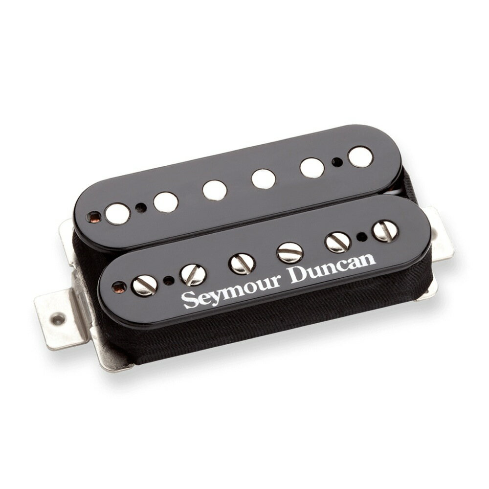 Seymour Duncan SH-16 The 59 Custom Hybrid Black ギターピックアップ※ギターパーツの取り扱いには、相応の技術と知識が必要になります。自己責任にて取り扱い可能な方のみ、ご検討下さい。取り付け時に起った、楽器及びパーツの破損・損傷等につきましては当店は保証出来ません。あらかじめご了承下さい。※取り付け作業後の商品につきましては、いかなる理由でも返品は受付出来ません。このモデルは二つの異なるコイルを組み合わせた、新しいスタイルのハムバッカーです。アジャスタブル・ポールピース側に'59 model、ノンアジャスタブル・ポールピース側にDuncan Customのコイルを採用しています。異なるワイヤーゲージを持つこれらのコイルにアルニコ5マグネットを組み合わせることで、クリアな高域と十分な低域、唸る様なミッドレンジが得られました。シリーズ配線時の直流抵抗値は約11kΩと、これまでセイモアダンカンのハムバッカー・ラインナップにはなかった、ヴィンテージ・ハムバッカーとハイアウトプット・ハムバッカーの中間に位置します。JB Model、 Duncan Custom、 Custom Custom、 Custom 5では出力が高過ぎ、'59 Model、 Screamin' Demonでは物足りないというプレイヤーにとってこの"59/Custom Hybrid"は打って付けと言えます。80's ハードロック、クラシックメタルはもちろん、様々なジャンルにお薦めです。Magnet：Alnico 5 BarD.C. Resistance：11.2kEQ/B：6/M：8/T：8Cable：4-Con. ShieldedColor：Black