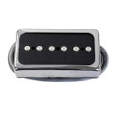 Lundgren Guitar Pickups Revolver Bridge ブリッジ側 エレキギター用ピックアップ※ギターパーツの取り扱いには、相応の技術と知識が必要になります。自己責任にて取り扱い可能な方のみ、ご検討下さい。取り付け時に起った、楽器及びパーツの破損・損傷等につきましては当店は保証出来ません。あらかじめご了承下さい。RevolverはハムバッカーサイズのP-90ピックアップです。その独特の形状と構造から作り出される唯一無二のサウンドは多くのギタリストを魅了し続けています。輪郭のはっきりとしたローエンドと太くて甘い高音域が特徴で、ロックやジャズ、ブルースと相性の良いピックアップです。ブリッジ用