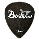 Birdland Ebony Flat Pick 1.2mm ギターピックエボニー材をフラットに削り上げたピックです。木材ならではのマイルドなサウンドを放ちます。水牛骨や角よりは柔らかく、ローズウッドより硬いサウンド特性。最大厚：約1.2mm