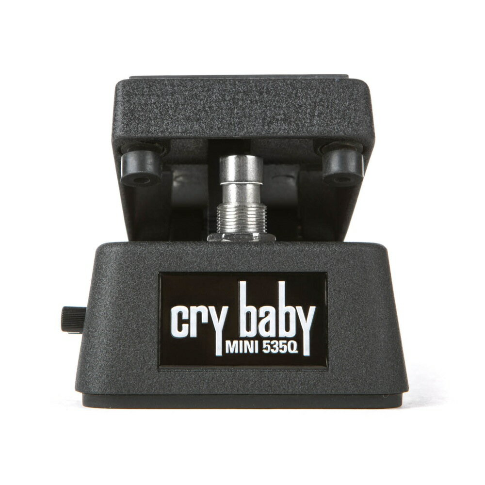 JIM DUNLOP CBM535Q CRY BABY MINI 535Q WAH ワウペダル ギターエフェクターCRYBABY 535Q をほぼ半分のサイズにしたミニワウ。ペダルボードへの組み込みにマッチします。小さくなってもCRYBABY 535Qの性能は受け継ぎ、Boost SWやレンジ切り替えなど多彩なワウのモード切替が可能になっています。【特徴】・ワウで変化させる周波数のレンジ切替とQ(ピークの強さ)の調整が可能。・さらにブーストが+26dBまで可能。・サイドスイッチでブーストのオンオフが出来ます。【仕様】WahRange：変化させる周波数レンジ選択。VariableQ：ピークの強さの調整。BoostControl：ブーストゲインを調整。電源9V：006P/9V電池 及び 9V DC/ACアダプター寸法：W80 × D132 × H63 mm重量：約450g