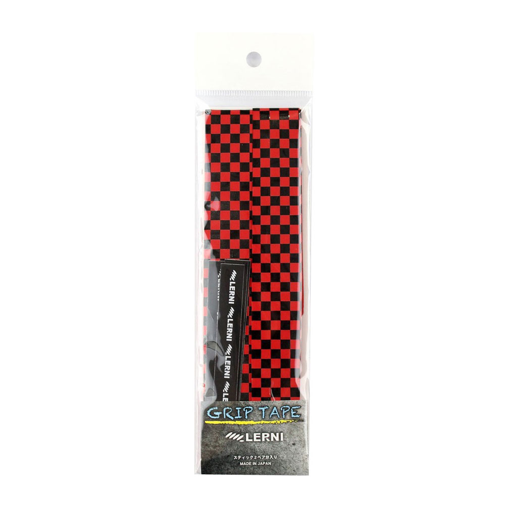 LERNI GT-CHE GRIP TAPE RED/BLK ドラムスティック用グリップテープ