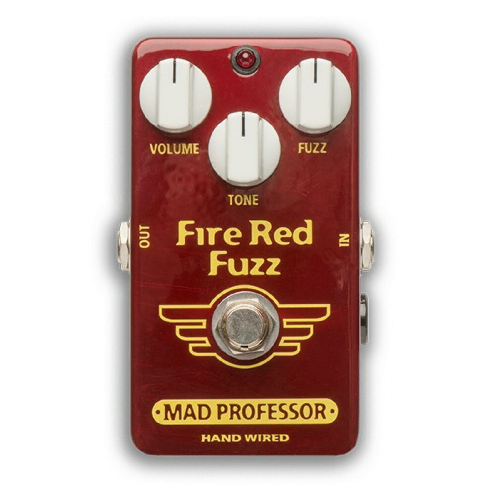 Mad Professor Fire Red Fuzz HW アダプター付き ファズ ギターエフェクター ハンドワイアード