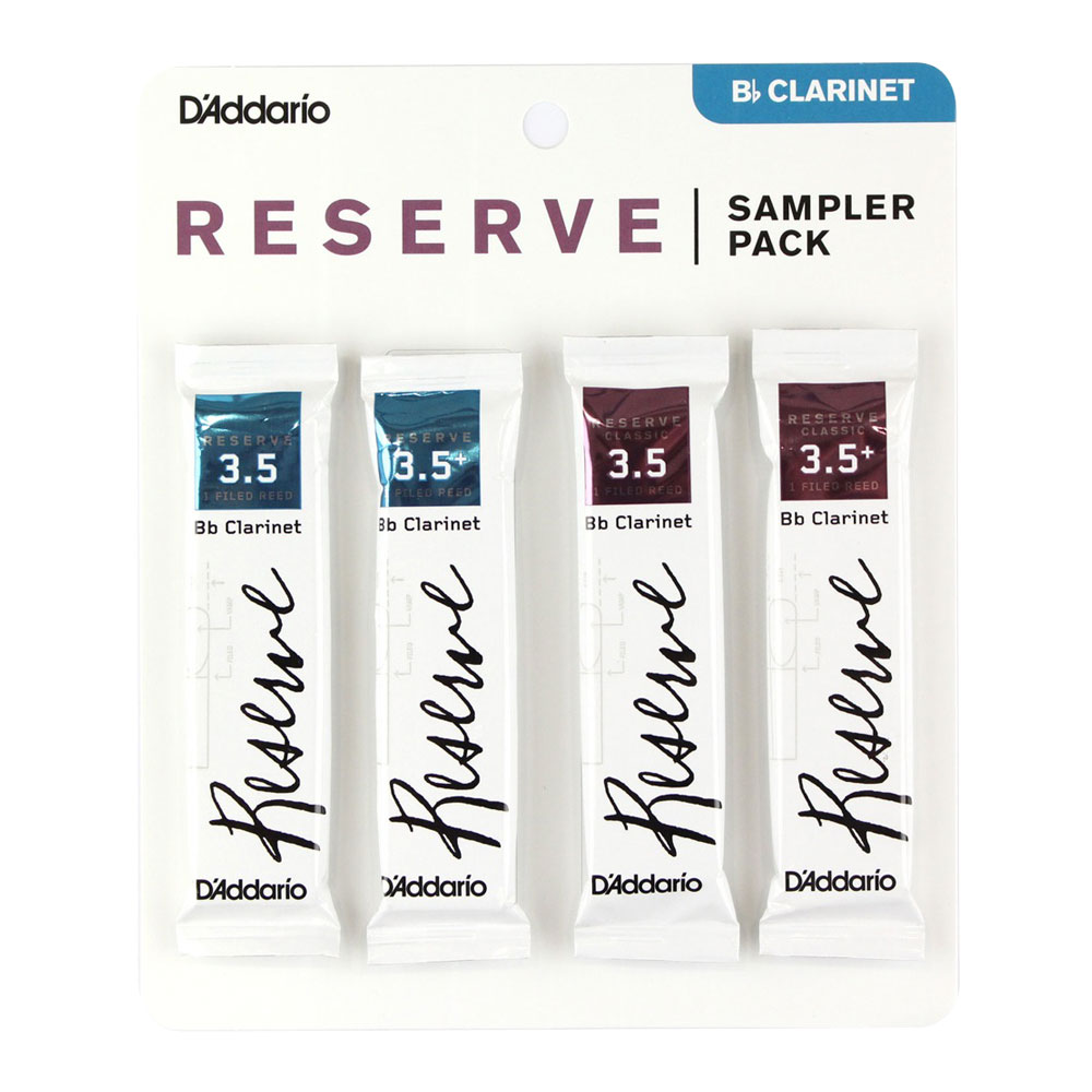 D'Addario Woodwinds/RICO LDADSPRECL35 レゼルヴ B♭クラリネット リード サンプラーパック [R3.5 R3.5+ RC3.5 RC3.5+]