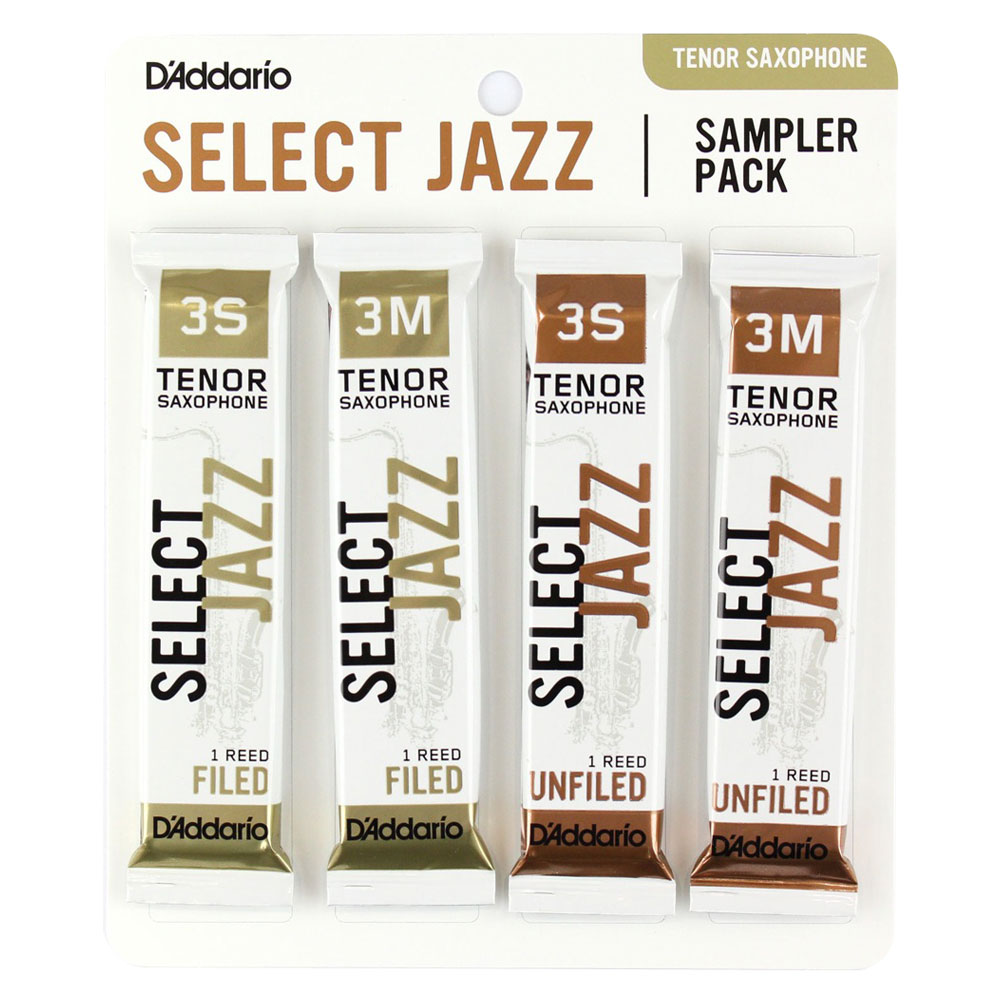 D'Addario Woodwinds/RICO LDADSPJZSTS3S ジャズセレクト テナーサックス リード サンプラーパック [F3S F3M UF3S UF3M]