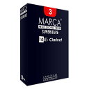 MARCA SUPERIEURE E♭クラリネット リード [2] 10枚入り※画像はサンプルです。詳しくは、商品説明をご覧下さい。※商品の性質上、商品の返品・交換はお受け出来ません。スペリアルリードは、Ebクラリネットからコントラバスクラリネット、ソプラニーノサクソフォンからバスサクソフォンまでのリードを製造しています。従来のリードより一段と進化させるため、マーカ社ではケーンの吟味から製造工程にも十分な配慮を行い、バランスの良い豊かな音量、はりのある音色と反応の良さ、しかも耐久性のあるリードを開発しました。製品の均一性に優れており、経済的なリードです。種類：Ebクラリネット（10枚入）強度：2