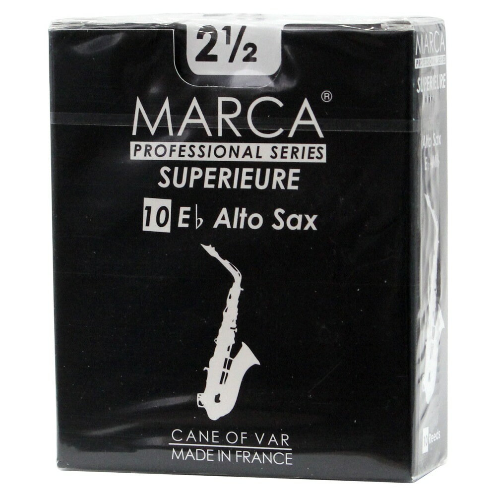 MARCA SUPERIEURE アルトサックス リード [2.1/2] 10枚入り