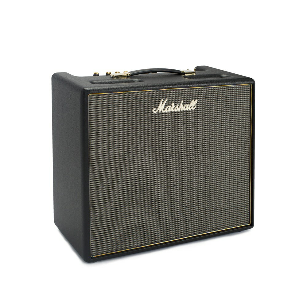 MARSHALL ORIGIN50C 50W ギターアンプ コンボ 真空管アンプMARSHALLの原点を彷彿させるヴィンテージスタイルの真空管アンプORIGIN。伝統的なオールバルブ回路に現代的な機能とCelestion Midnight 60 12"スピーカーを搭載したOrigin50Cは、真空管アンプならではの倍音豊かなリッチなトーンで、プレイヤーの表現を忠実に再現し、新たな可能性を発掘します。繊細なクリーントーンから切れ味鋭いサウンドまで、シングルチャンネルながらも多彩な音色を提供する、スタジオリハーサルや本格的なステージパフォーマンスに最適なモデルです。付属の2 Wayフットスイッチでゲインブースト機能とエフェクトループ機能のON/OFFが可能です。●ADD A LITTLE BOOST：フットスイッチ切替対応のゲインブースト機能で、伝統のMarshallトーンに更なるゲインを追加可能。●TILT YOUR SOUND：シングルチャンネルのアンプながらも、ノーマル〜ハイトレブルのボイシングをブレンドできるTILTコントロールで、多彩なサウンドキャラクターを実現。●YOU HAVE THE POWER：新開発のパワーリダクション技術「Powerstem」により、サウンドの質感への影響は最小限に出力レベルの切替が可能。●CONTROL YOUR TONE：プレゼンスコントロールでサウンド全体の超高周波数帯域の調節や、マスターボリュームを上げてよりクラシックなオーバードライブサウンドを得ることも可能。【SPEC】■GENERALModel：Origin50CRange：OriginTechnology：真空管Channels：1■ELECTRONICSOutput wattage：50wOutputs：3x1/4" スピーカー出力、　1x1/4" DI出力Inputs：1 x 1/4" 楽器入力、フットスイッチ入力Controls：ゲイン、ブースト、ティルト、ベース、ミドル、トレブル、マスター、プレゼンス、出力切替(High、Middle、Low)Effects：なしEffects loop：○（センド/リターン）■SPEAKERSSpeaker configuration：1x12"Speaker model：Celestion G12N-60 Midnight 60 (16Ω、60W)Unit impedance：16Ω■VALVESPre amp Valves：3 x ECC83Power amp Valves：2 x EL34■ACCESSORIESFootswitch：PEDL-90016(2Way)付属Cable：電源コード付属■DIMENSIONSWEIGHT (KG)：18.2DIMENSIONS in mm (W × H × D)：580×480×245