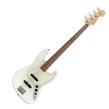 Fender Player Jazz Bass Fretless PF Polar White フレットレス エレキベース