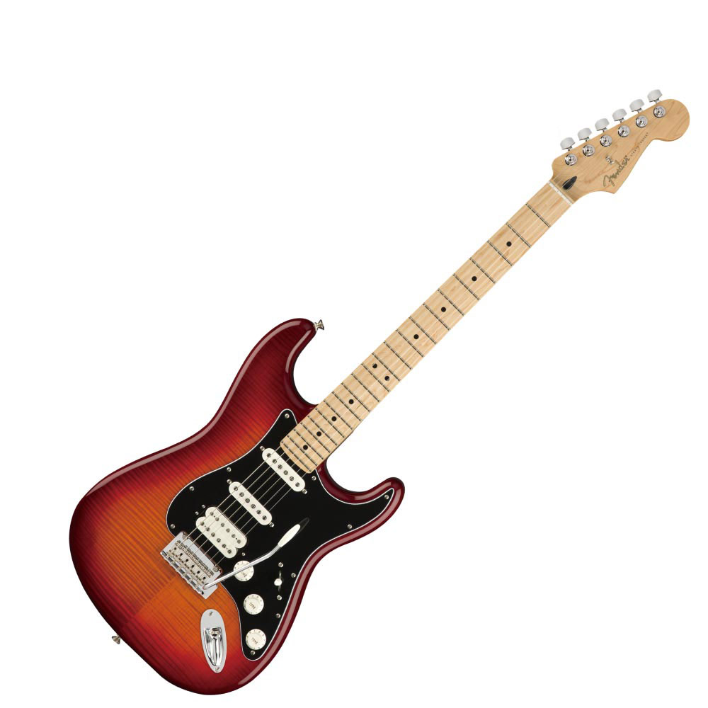 ե Fender Player Stratocaster HSS Plus Top MN Aged Cherry Burst 쥭