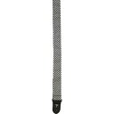 Perri’s TWS-6727 2" Nylon Webbing SMALL BLK & WHT CHECKER ギターストラップ
