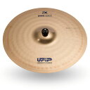 UFiP FX-12PS Effectsシリーズ Power Splash 12" スプラッシュシンバルFX CollectionとはスプラッシュとチャイナシンバルをメインにUFiP独自のサウンドに拘って製造されたシンバルを集めたシリーズです。Splashは切れのサウンドにUFiPならではの味のある音色が混ざった新しいスプラッシュです。TraditionalはUFiPならではの王道で癖のないパンチのあるサウンド。ロック、ポップ、ジャズなど、様々なジャンルにマッチします。Brilliantはサスティーンの響きが良く、綺麗な残響音を演出。ポップスやアコースティックライブに最適です。Dry Splashは名前の通り、ドライなサウンドを強調した個性的なサウンド。オルタナティブ、ミクスチャーなど今現代の音楽に最適です。Power Splashは音が硬めでもっともパンチのあるパワフルなサウンド。ハードロックやメタルに最適です。China Splashは名前の通り、チャイナシンバルを忠実に再現したことにより、サイドスプラッシュとして大活躍します。ロック、ポップ、ジャズ、フュージョンなど、様々なジャンルにご使用いただけます。FXシリーズはロック、ポップ、ジャズなど様々なジャンルに対応、ドラマーはもちろん、パーカッショニストのご使用にも最適です。