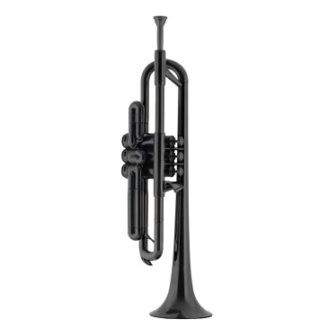 pInstruments PTRUMPET PTRUMPET1BLK Black プラスチック製トランペット