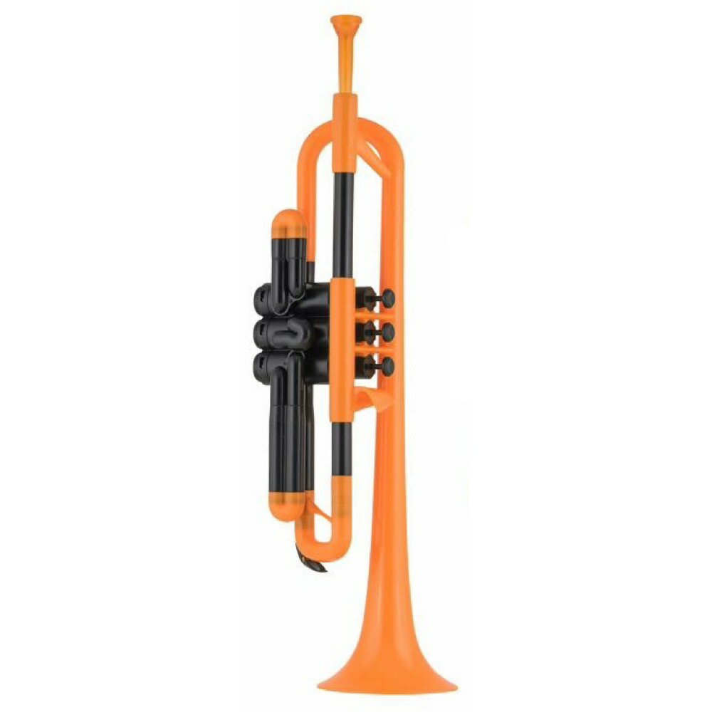 pInstruments PTRUMPET PTRUMPET1OR Orange プラスチック製トランペット