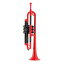 pInstruments PTRUMPET PTRUMPET1R Red プラスチック製トランペット