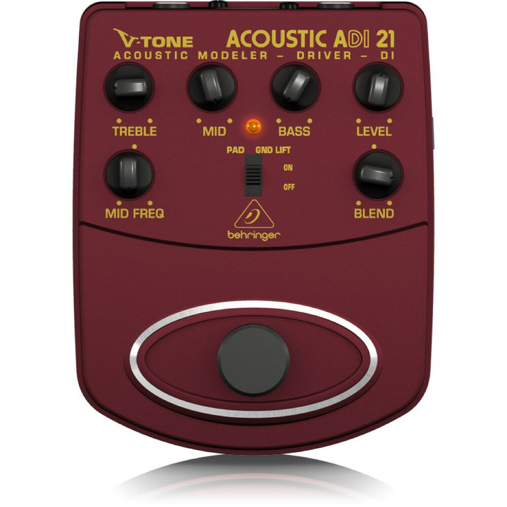 ベリンガー BEHRINGER ADI21 V-TONE ACOUSTIC アコースティックギター用プリアンプ