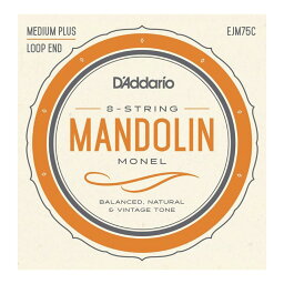 ダダリオ D'Addario EJM75C Mandolin strings Medium Plus マンドリン弦