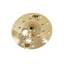 SABIAN AAX-8AESP-B AAX Aero Splash Bri 8インチ スプラッシュシンバル大きめのロウベルと放射状に配置した小さなOゾーンホールの効果により、ボリュームがありインパクトも強烈なスプラッシュサウンドが得られます。Briliant 仕様タイプ：Thinサイズ：8インチ