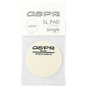 ASPR（アサプラ） SL-PAD single white シングルペダル用 バスドラムインパクトパッド 白