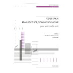酒井健治 レミニサンス ポリモノフォニー チェロのための 全音楽譜出版社