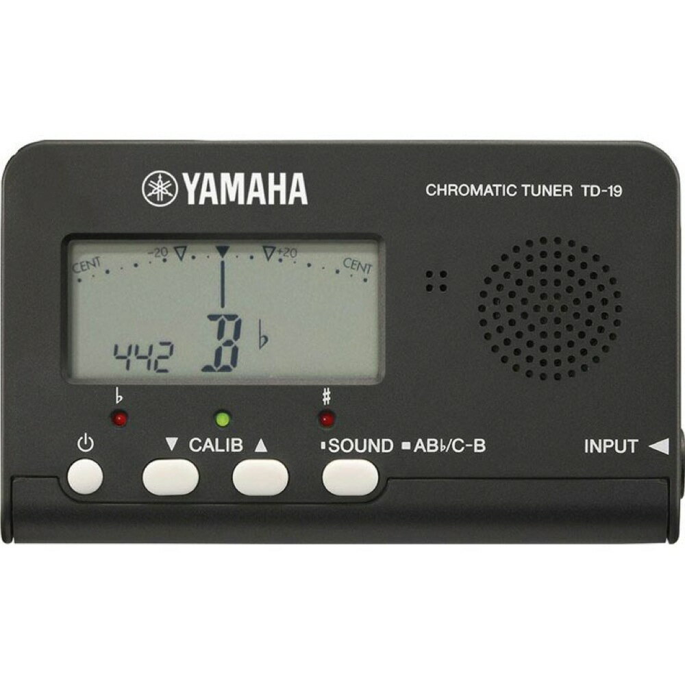 ヤマハ YAMAHA TD-19BK ブラック クロマチックチューナー