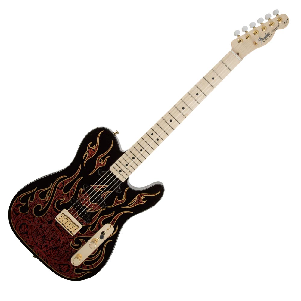 ե Fender James Burton Telecaster MF Red Paisley Flames 쥭