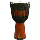 TOCA TSSDJ-LD STREET SERIES DJEMBES DIAMOND Large ジャンベ ラージサイズ ダイアモンド柄TOCA STREET SERIES WOOD DJEMBE は自然の恵みを大切にし環境に配慮した植林のマホガニー材を使用。手彫りで仕上げられたボディにゴートスキンヘッドとロープチューニングの組み合わせで迫力の有るトラディショナルなサウンドを奏でます。HEAD 12インチ、TALL 24インチ※個体や計測方法によりサイズに多少の誤差がございます。